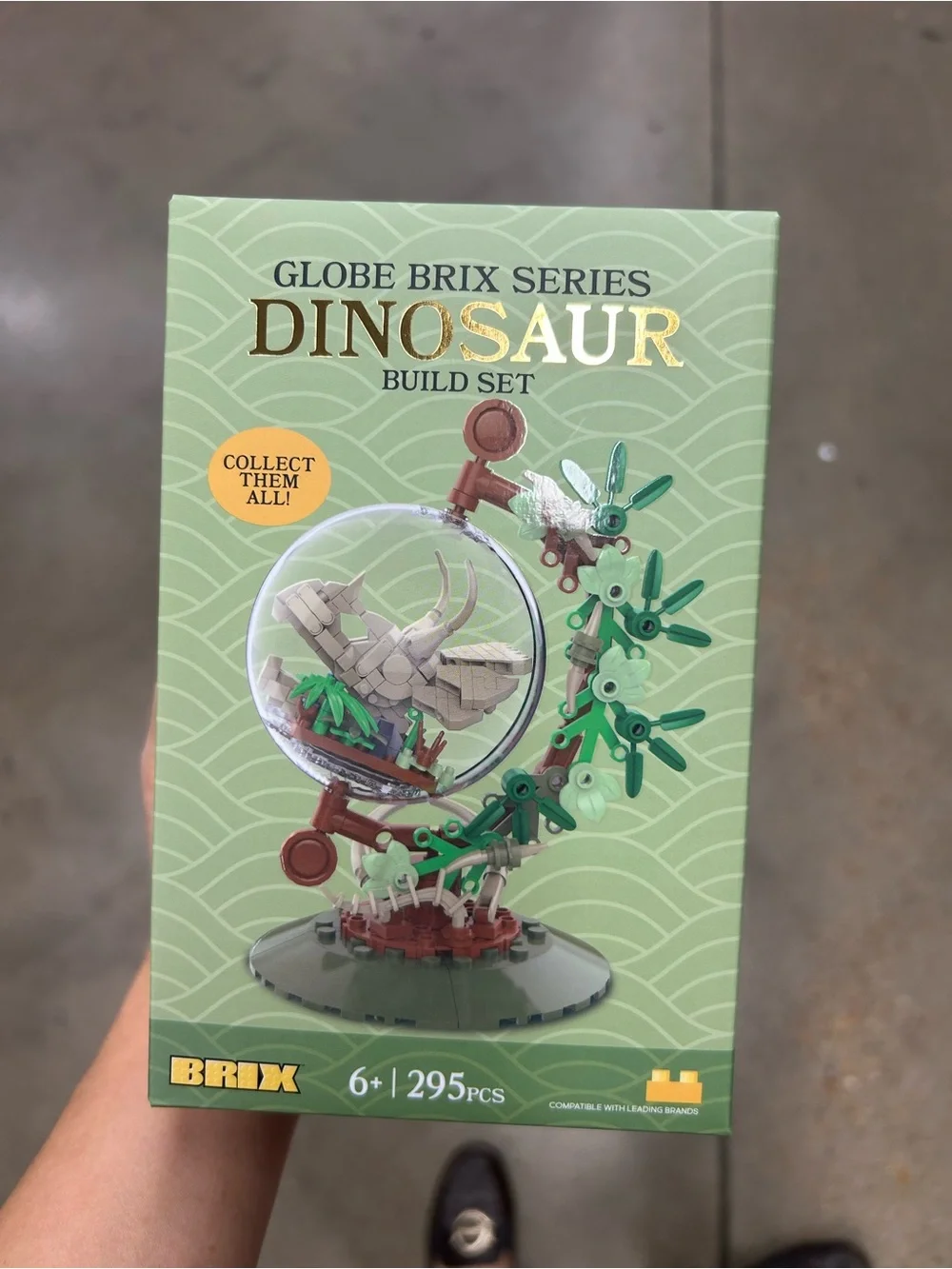 Globe Brick Series Dinosaur Build Set